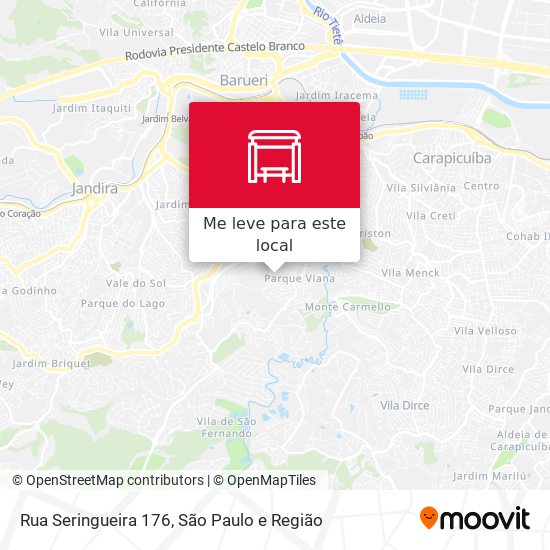 Rua Seringueira 176 mapa