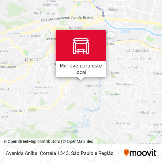 Avenida Aníbal Correia 1343 mapa