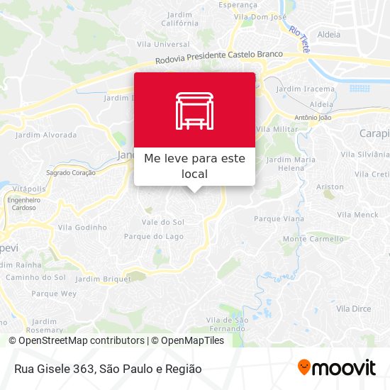 Rua Gisele 363 mapa