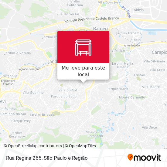 Rua Regina 265 mapa