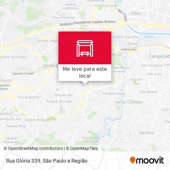 Rua Glória 339 mapa