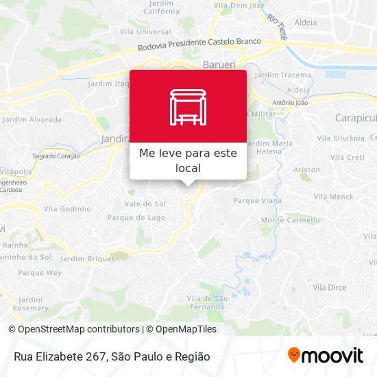 Rua Elizabete 267 mapa