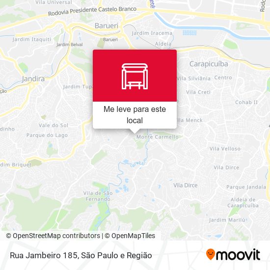 Rua Jambeiro 185 mapa