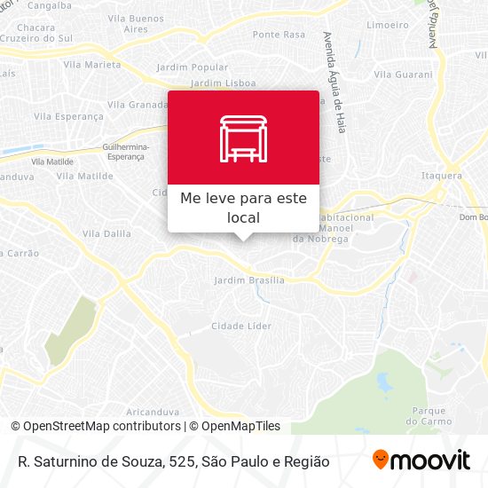 R. Saturnino de Souza, 525 mapa