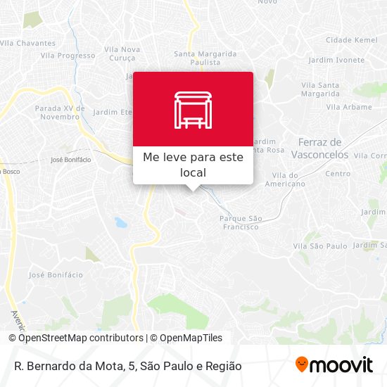 R. Bernardo da Mota, 5 mapa