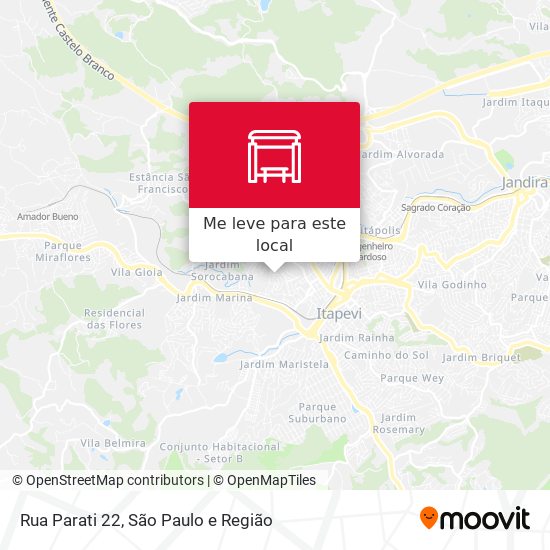 Rua Parati 22 mapa