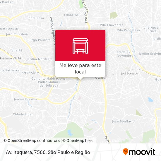 Av. Itaquera, 7566 mapa