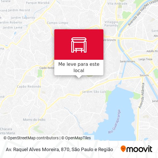 Av. Raquel Alves Moreira, 870 mapa