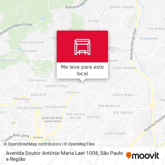 Avenida Doutor Antônio Maria Laet 1008 mapa
