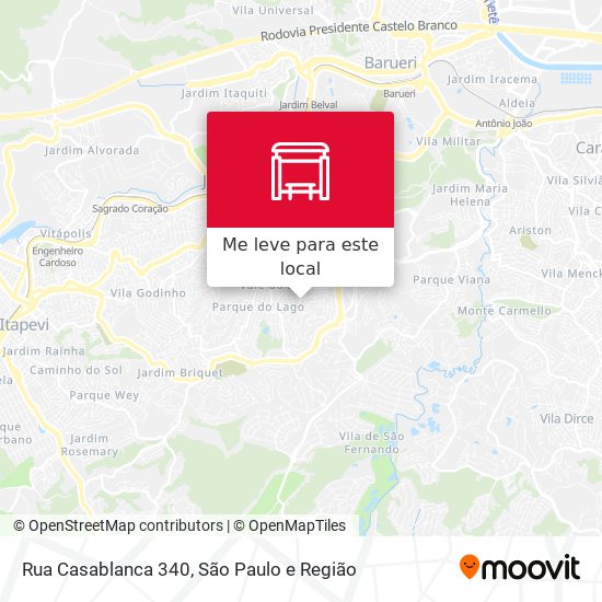 Rua Casablanca 340 mapa