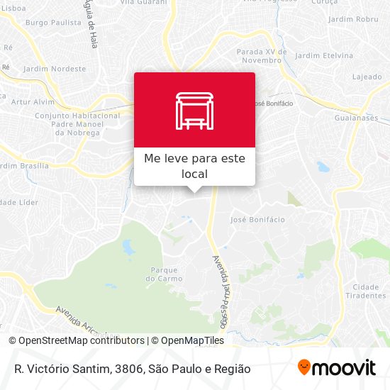 R. Victório Santim, 3806 mapa