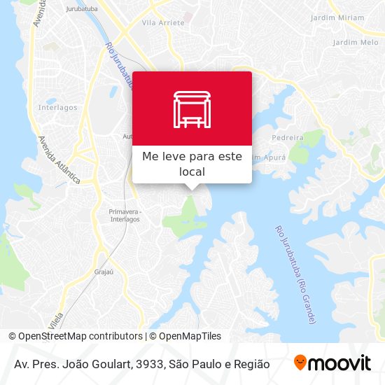 Av. Pres. João Goulart, 3933 mapa