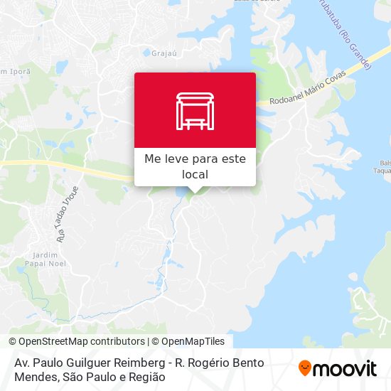 Av. Paulo Guilguer Reimberg - R. Rogério Bento Mendes mapa