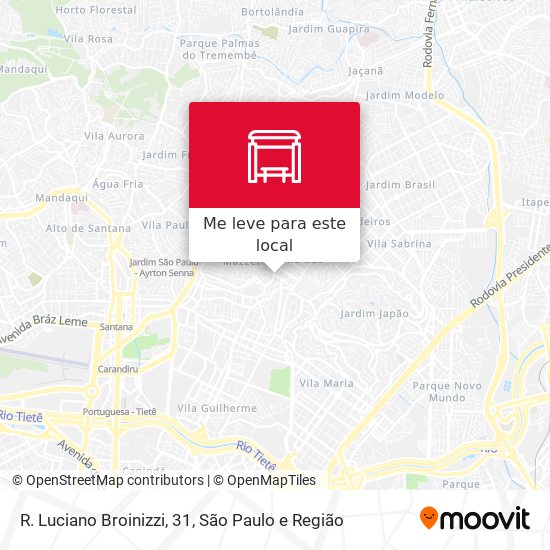 R. Luciano Broinizzi, 31 mapa