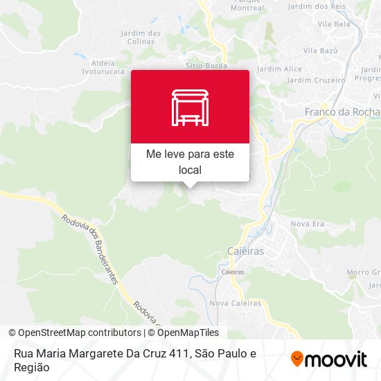 Rua Maria Margarete Da Cruz 411 mapa
