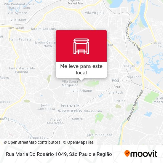 Rua Maria Do Rosário 1049 mapa