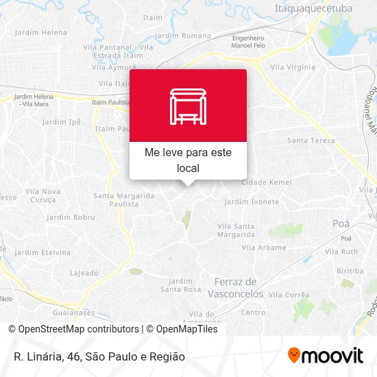 R. Linária, 46 mapa