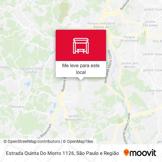 Estrada Quinta Do Morro 1126 mapa