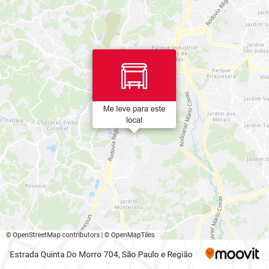 Estrada Quinta Do Morro 704 mapa