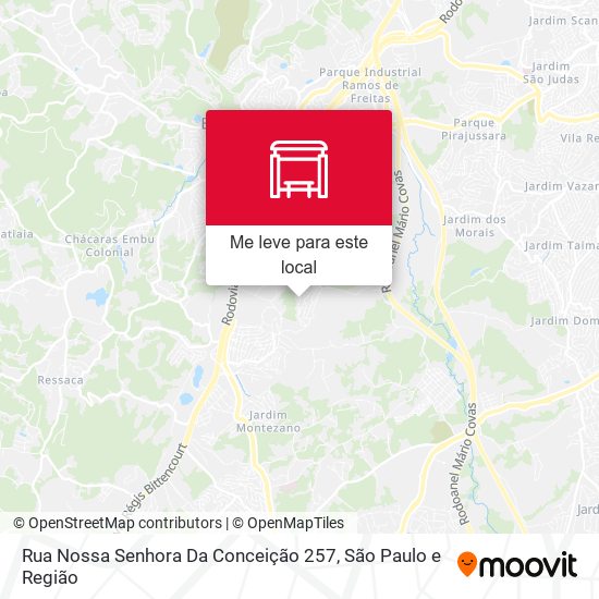 Rua Nossa Senhora Da Conceição 257 mapa