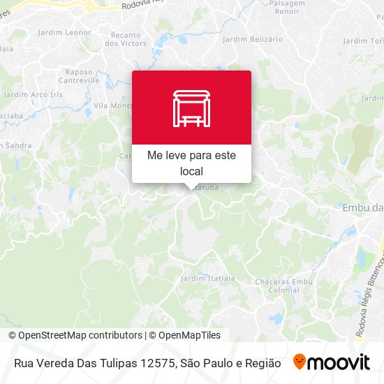 Rua Vereda Das Tulipas 12575 mapa