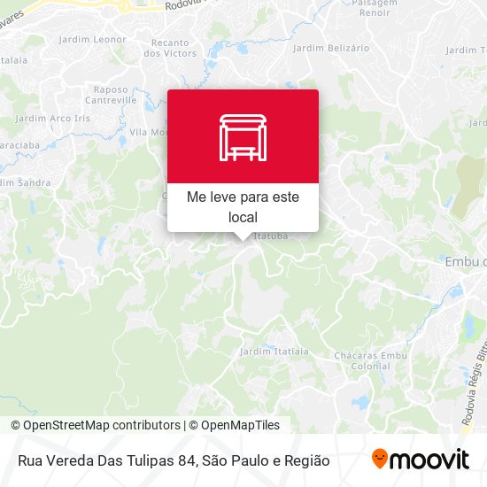 Rua Vereda Das Tulipas 84 mapa