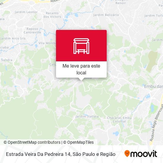 Estrada Veira Da Pedreira 14 mapa