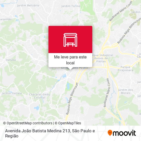 Avenida João Batista Medina 213 mapa