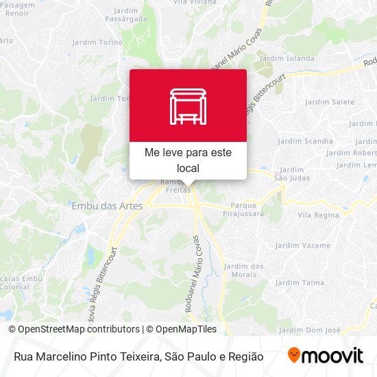 Rua Marcelino Pinto Teixeira mapa