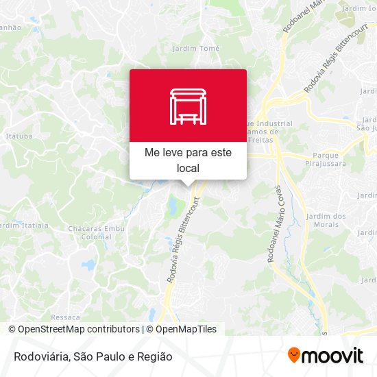 Rodoviária mapa
