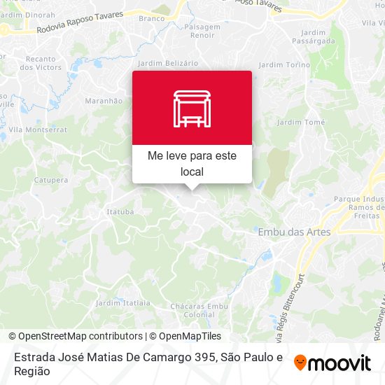 Estrada José Matias De Camargo 395 mapa