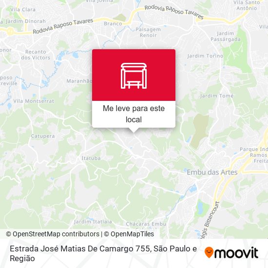 Estrada José Matias De Camargo 755 mapa