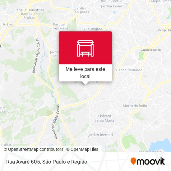 Rua Avaré 605 mapa