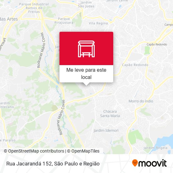 Rua Jacarandá 152 mapa