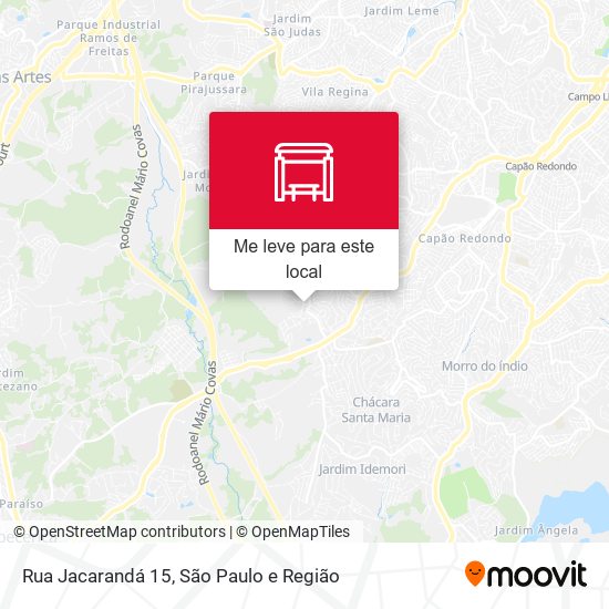 Rua Jacarandá 15 mapa