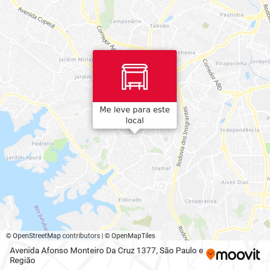 Avenida Afonso Monteiro Da Cruz 1377 mapa
