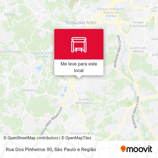 Rua Dos Pinheiros 90 mapa