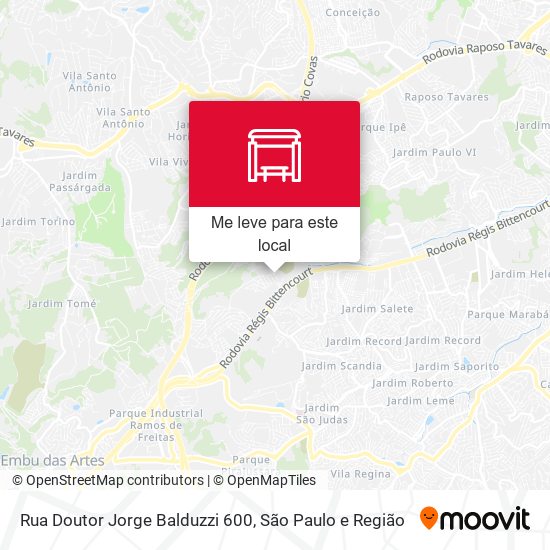 Rua Doutor Jorge Balduzzi 600 mapa