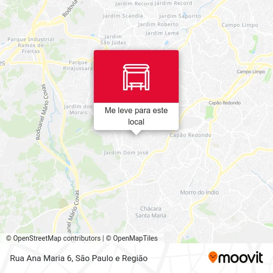 Rua Ana Maria 6 mapa