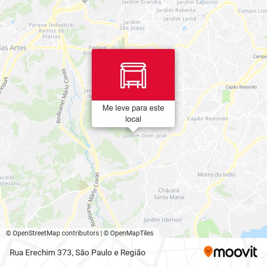 Rua Erechim 373 mapa