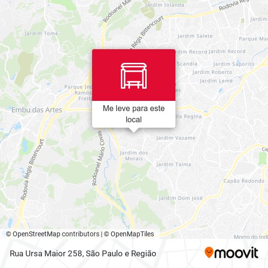 Rua Ursa Maior 258 mapa