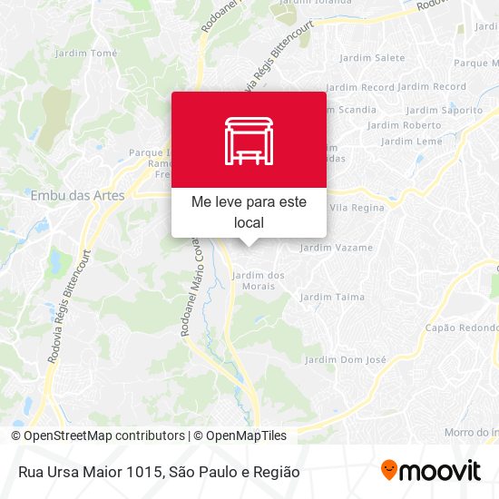 Rua Ursa Maior 1015 mapa