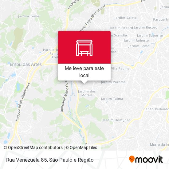 Rua Venezuela 85 mapa
