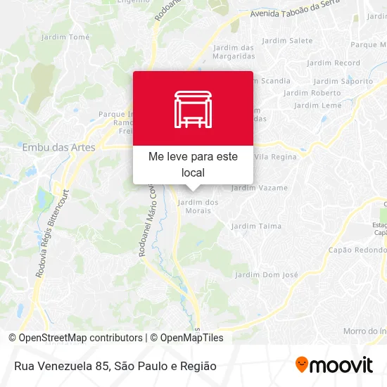 Rua Venezuela 85 mapa