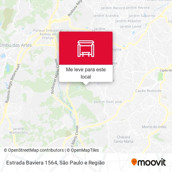 Estrada Baviera 1564 mapa