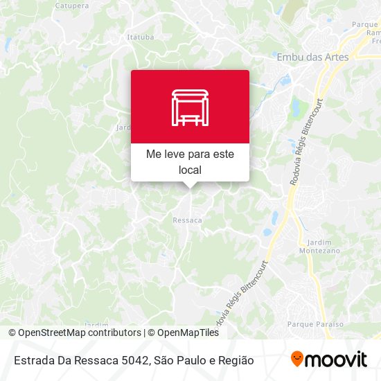 Estrada Da Ressaca 5042 mapa