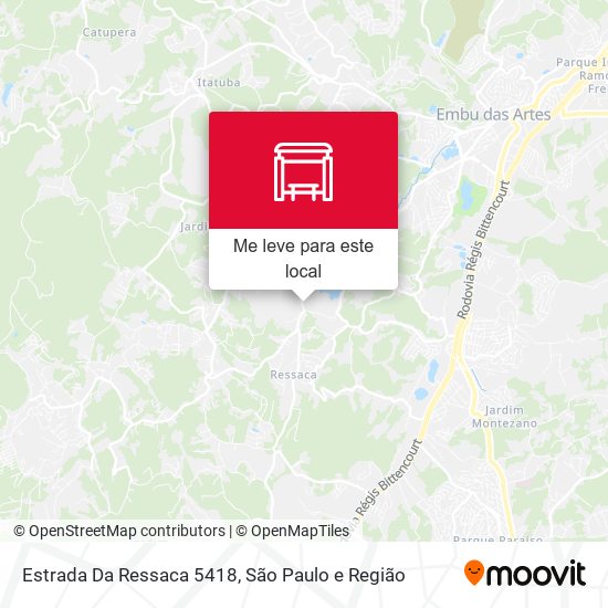 Estrada Da Ressaca 5418 mapa