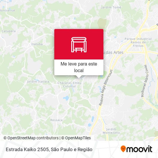 Estrada Kaiko 2505 mapa