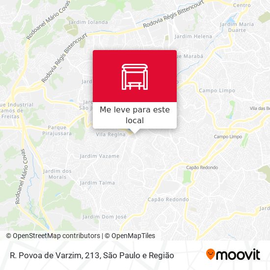 R. Povoa de Varzim, 213 mapa