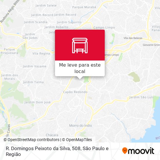R. Domingos Peixoto da Silva, 508 mapa
